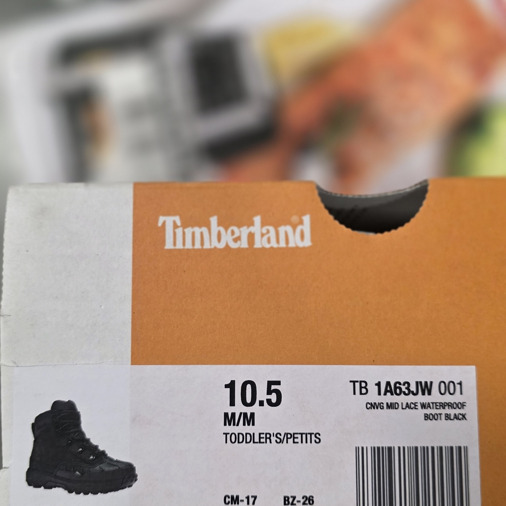 Timberland Black Toddler Boots